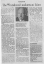 Comments by H.H. The Aga Khan printed in the Ottawa Citizen   2005-06-07